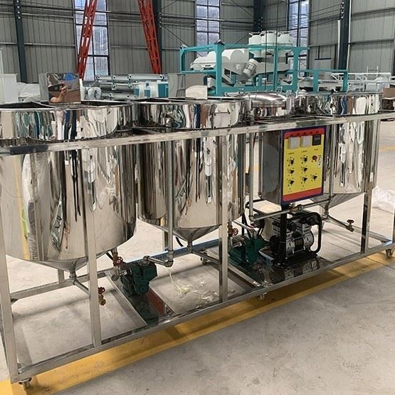 Soybean Peanut Cooking Oil Refining Machine