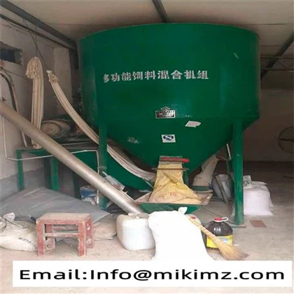 ধারণক্ষমতা 250kg-3000kg পশু ফিড গ্রাইন্ডার মিক্সার মেশিন